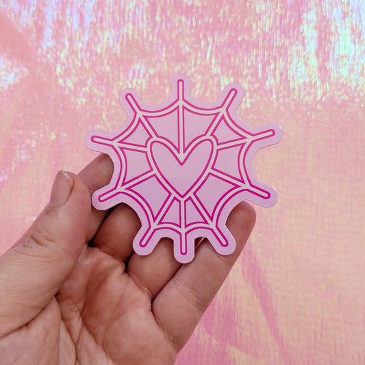 Angel Dust Spiderweb Sticker