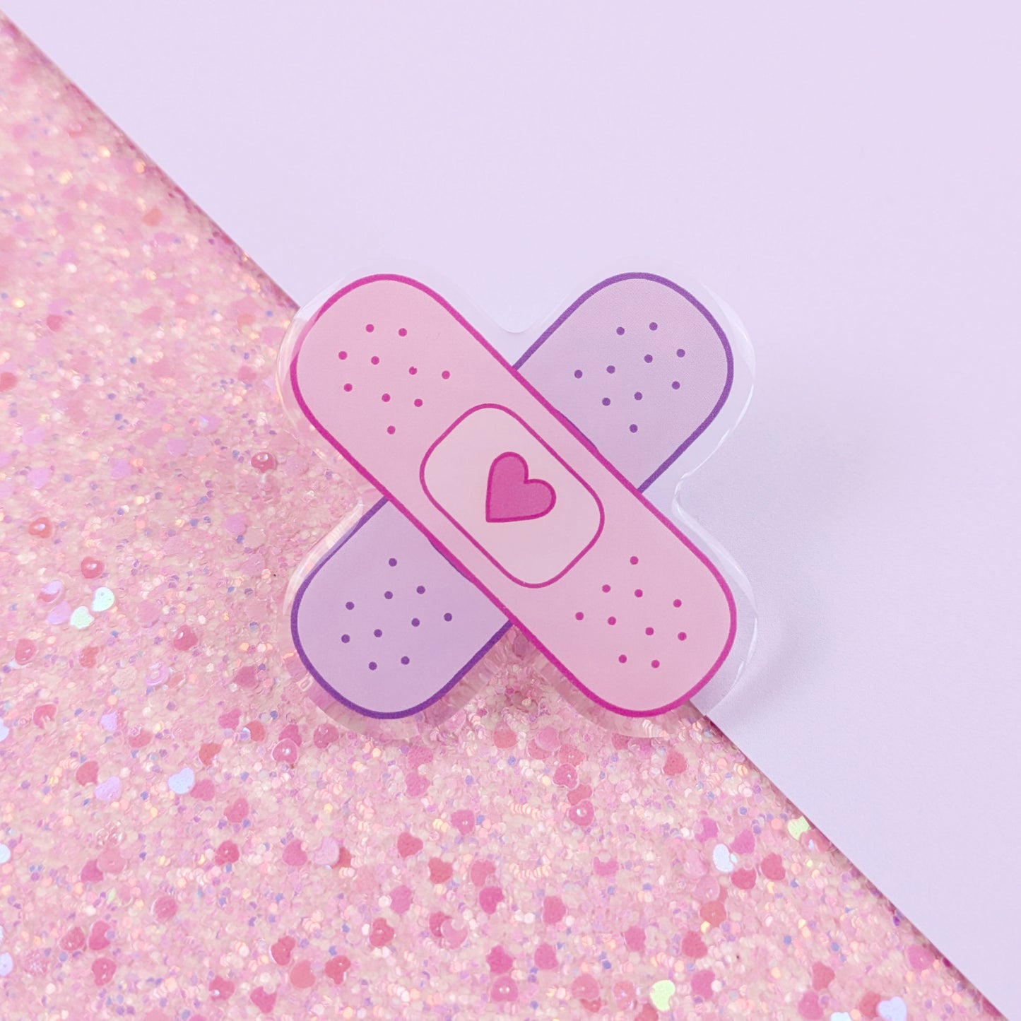 Crossed Bandages Acrylic Pin