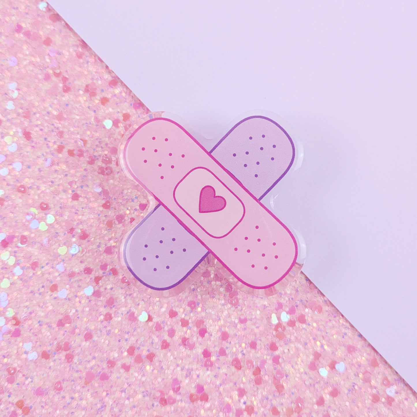 Crossed Bandages Acrylic Pin