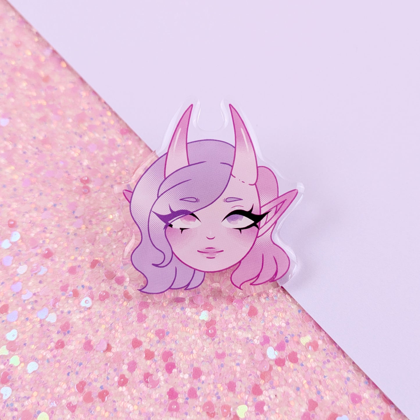 B Grade Pastel Demon Acrylic Pin