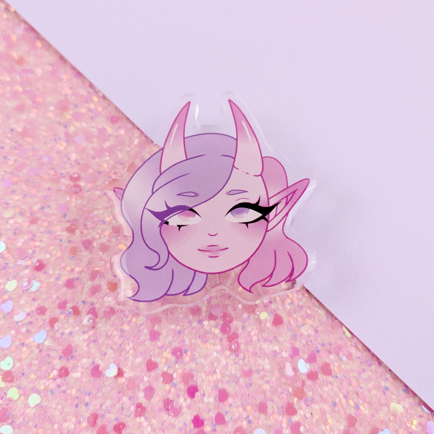 B Grade Pastel Demon Acrylic Pin