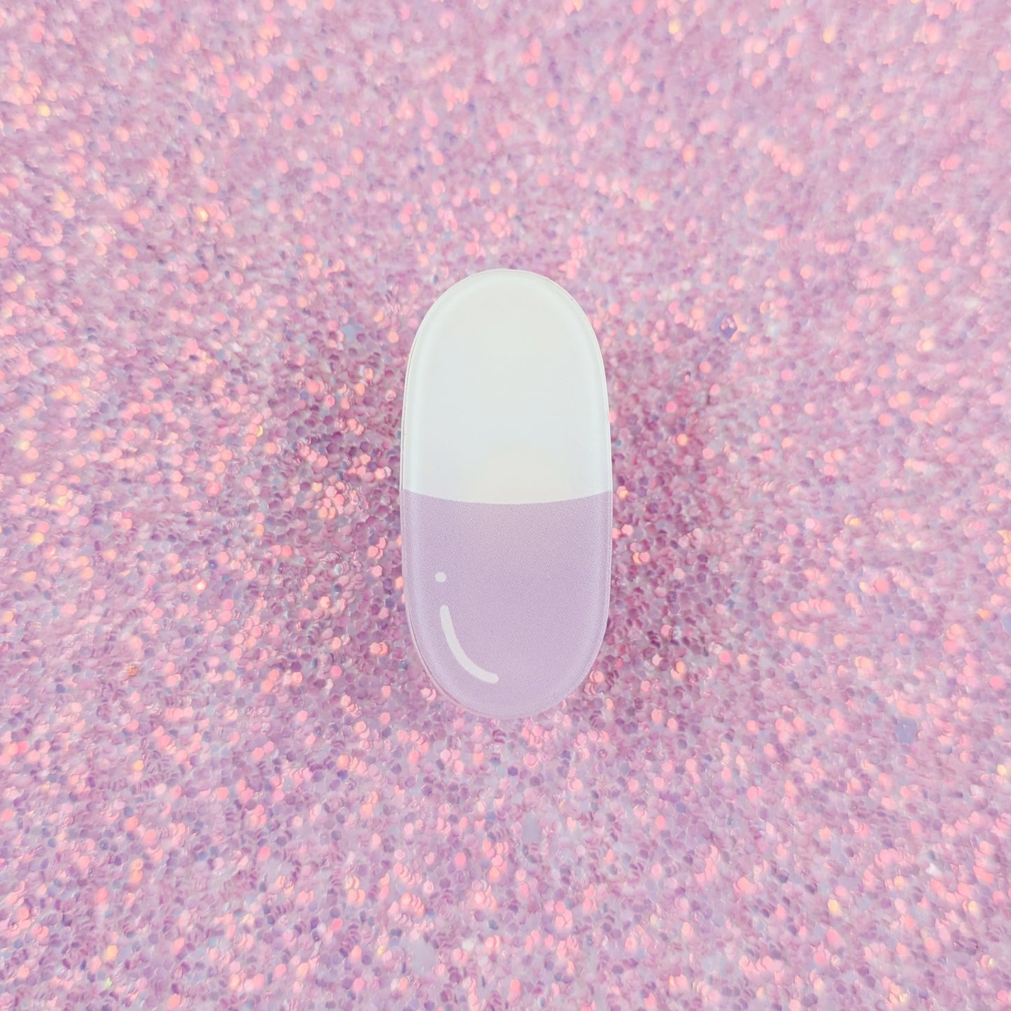 Purple Pill Acrylic Pin