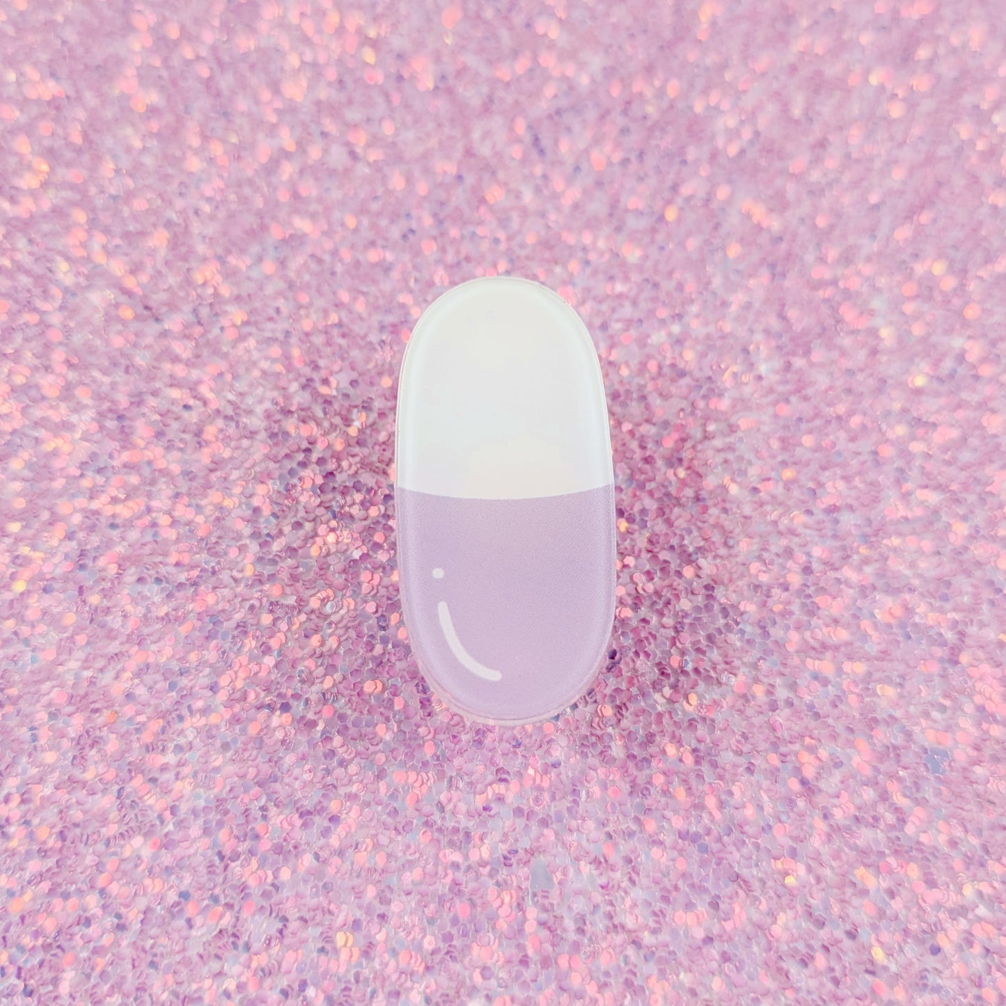 Purple Pill Acrylic Pin
