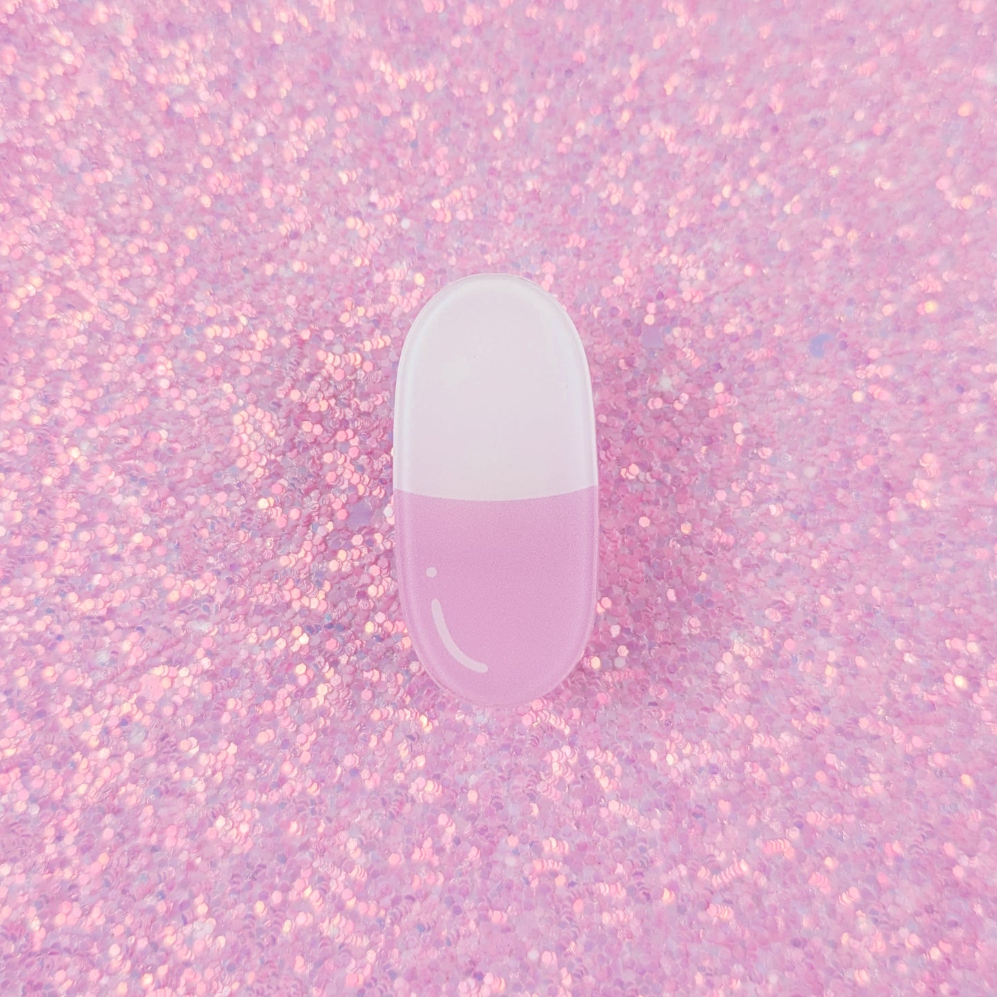 Pink Pill Acrylic Pin