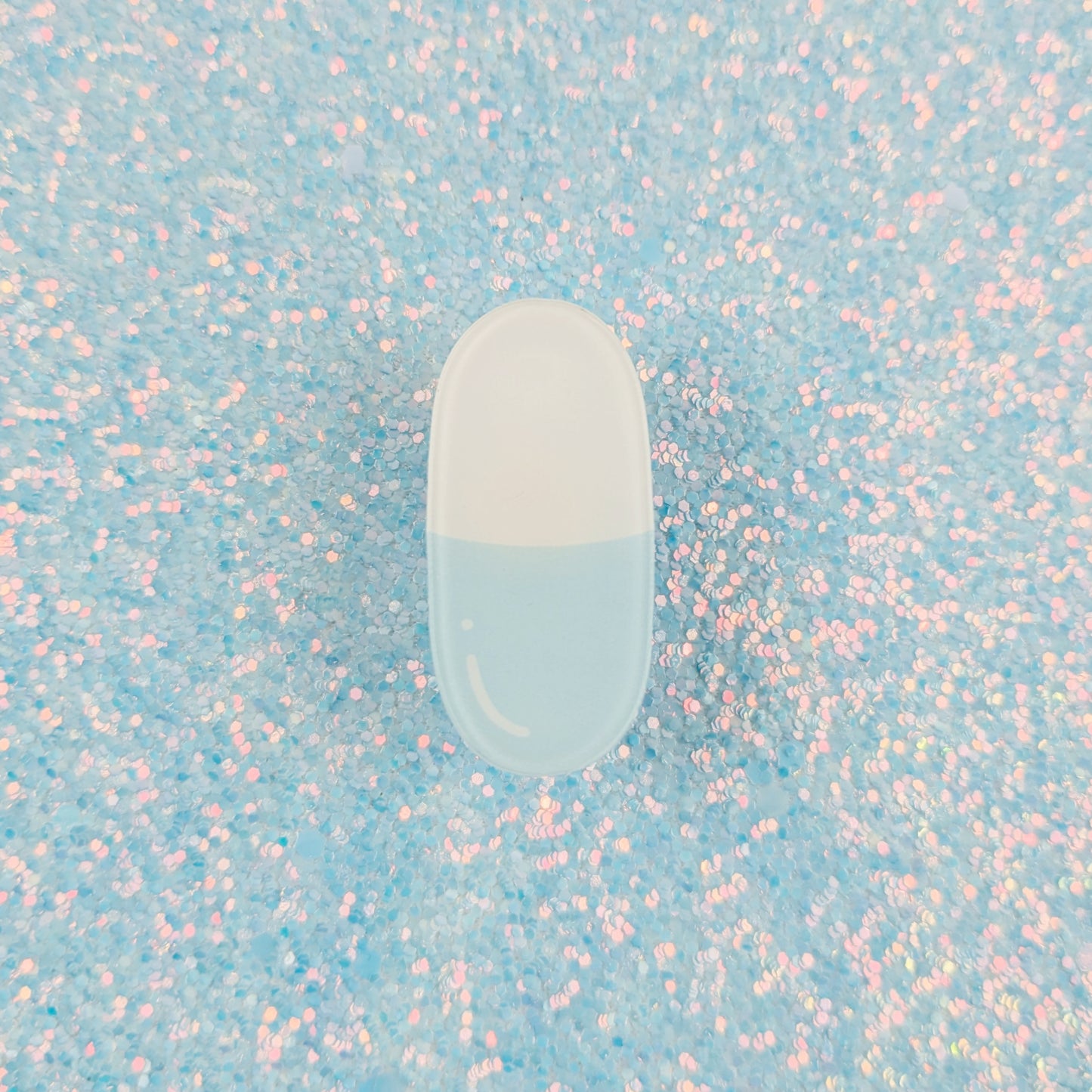 Blue Pill Acrylic Pin