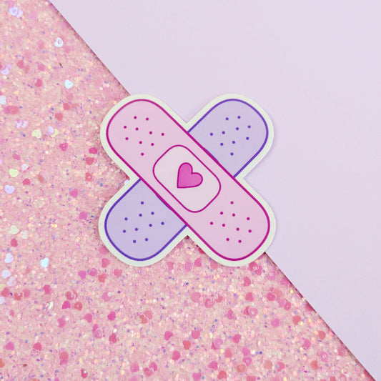 Crossed Bandages Vinyl Sticker