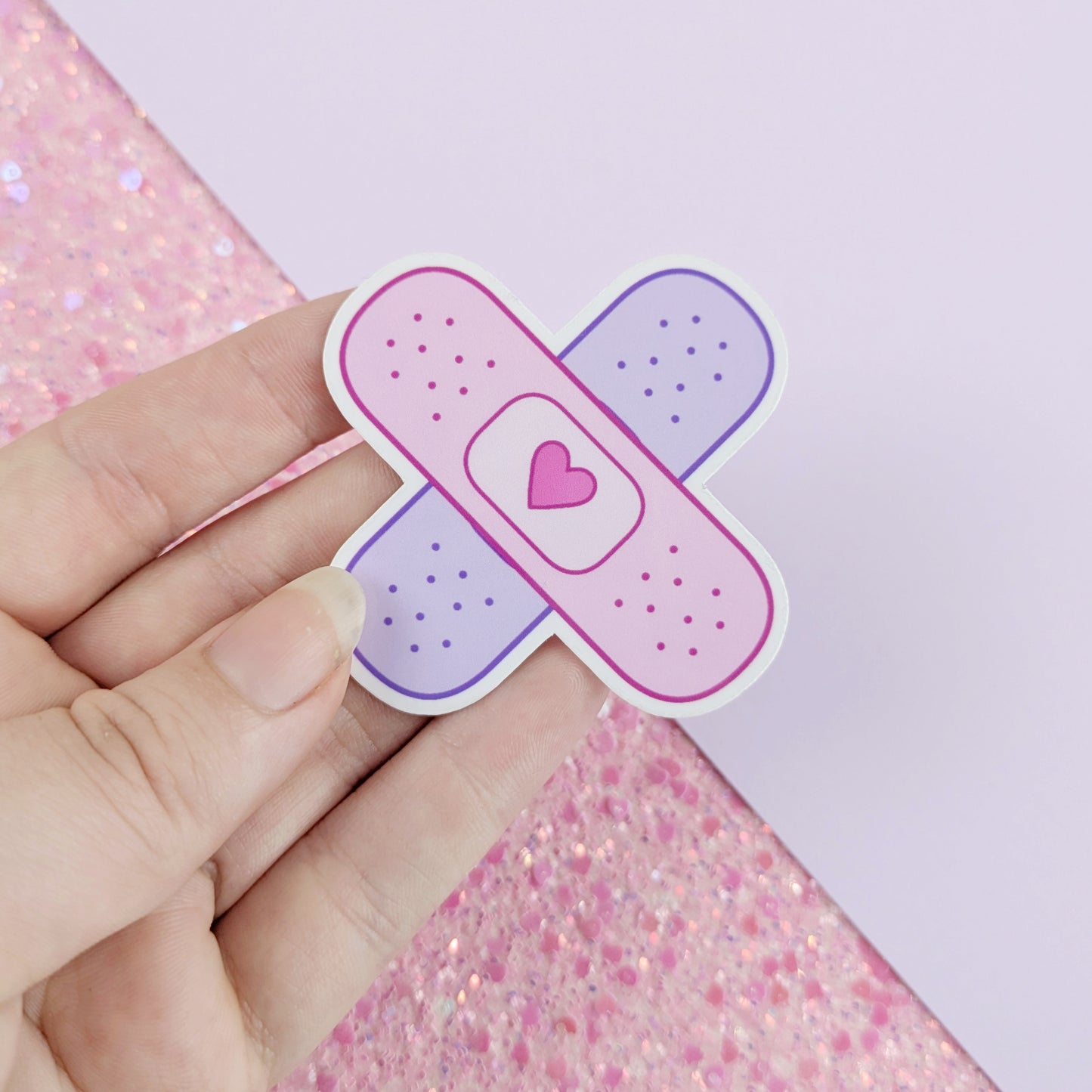 Crossed Bandages Vinyl Sticker