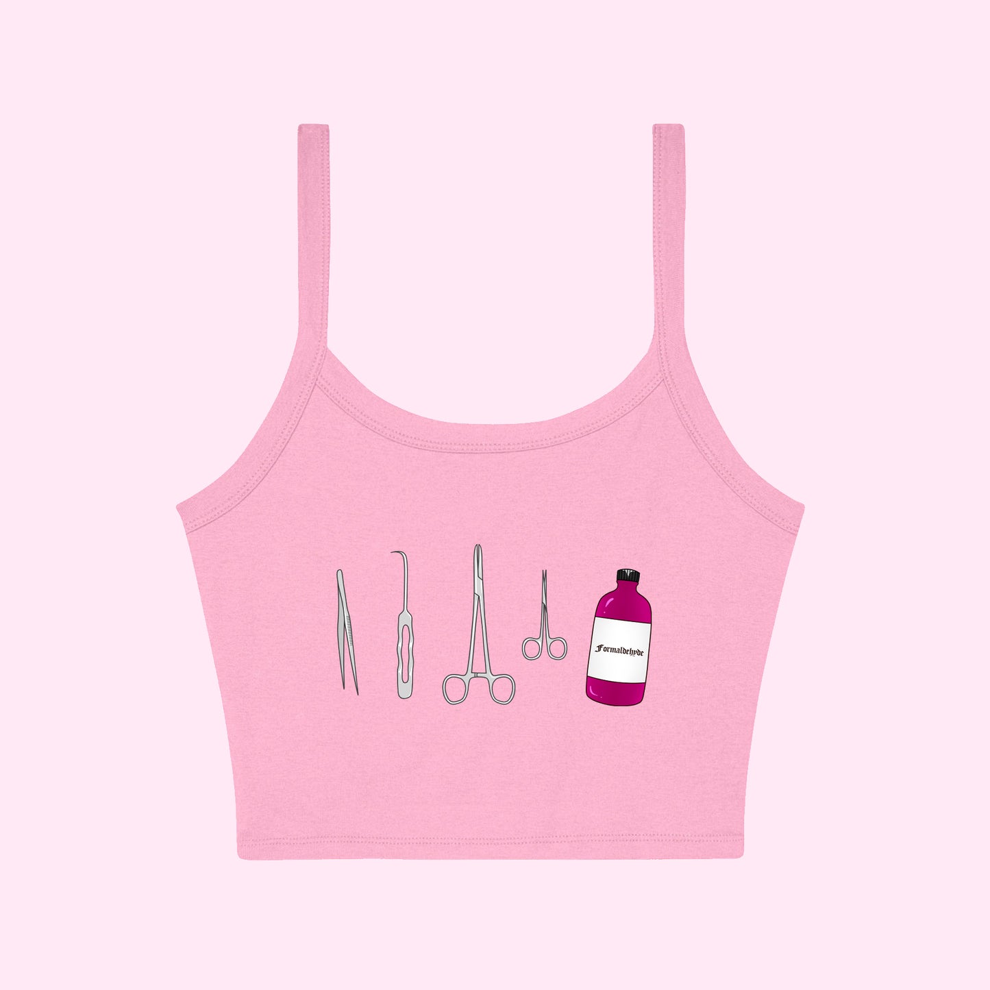 Mortuary Tools Cropped Tank Top