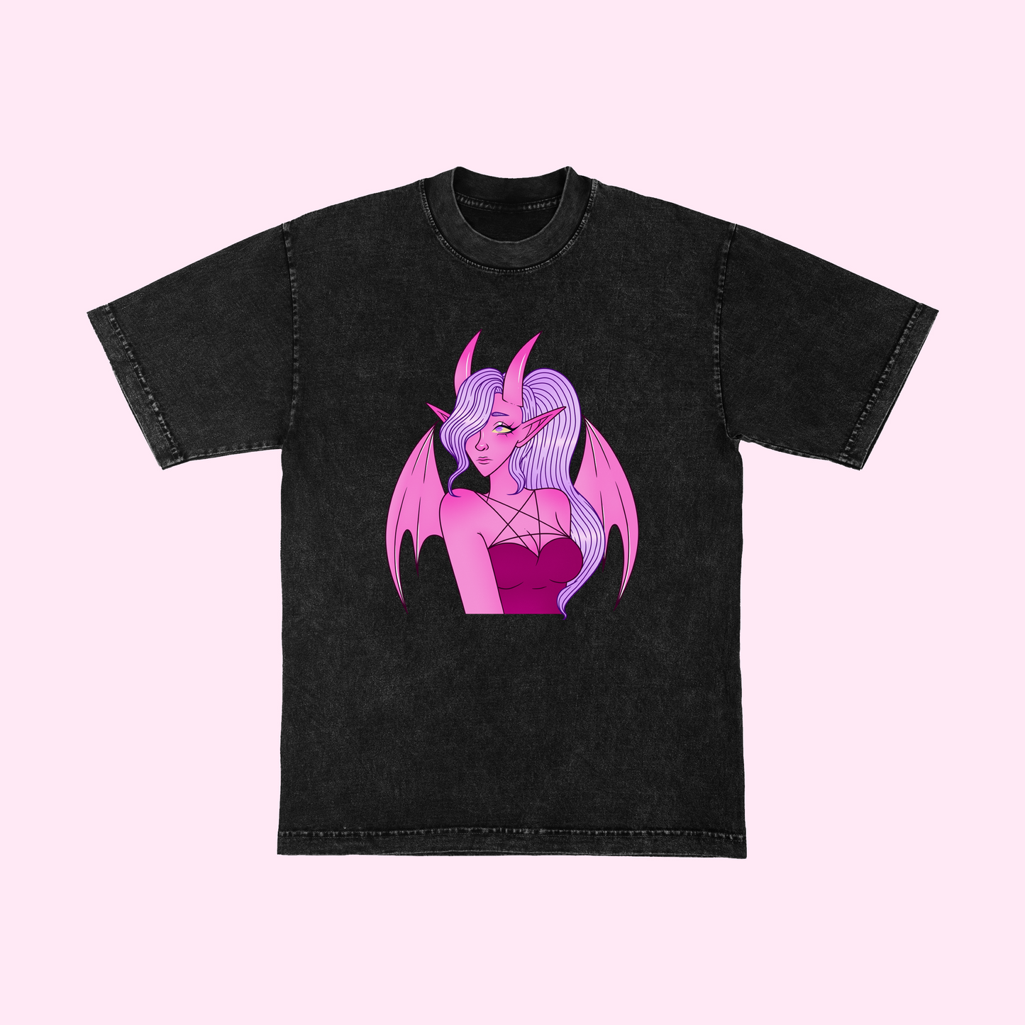 Pink Succubus T-Shirt (Sizes S-5XL)