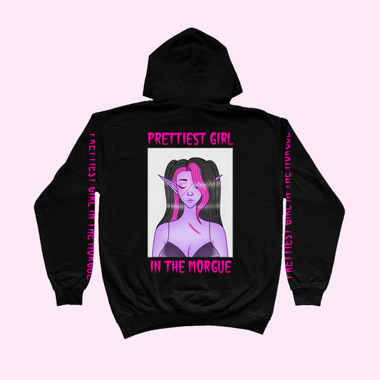 Prettiest Girl In The Morgue Hoodie (Sizes S-5XL)