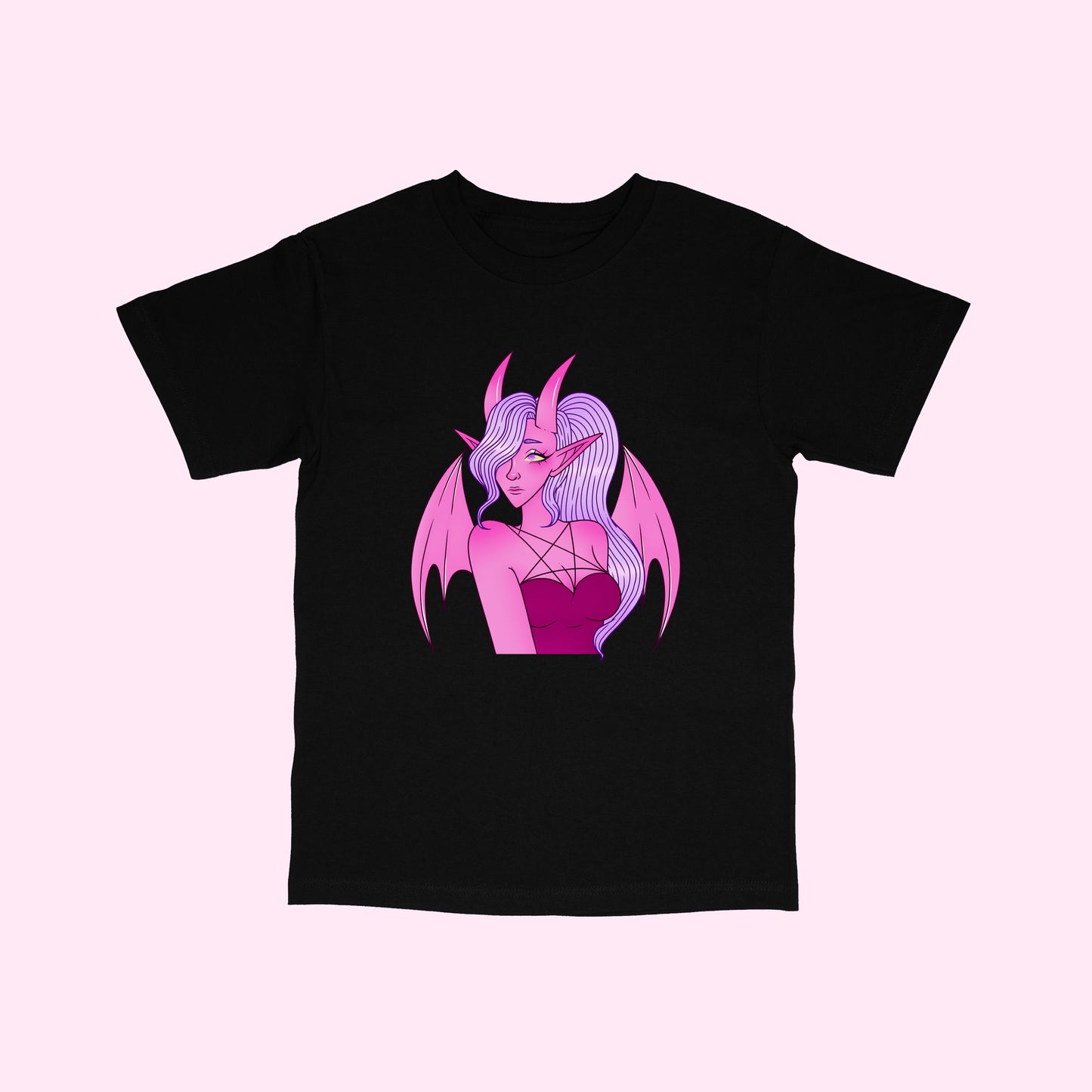 Pink Succubus T-Shirt (Sizes S-5XL)