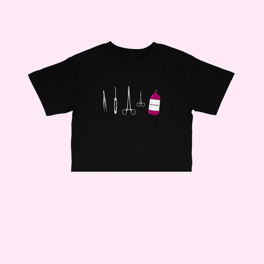 Mortuary Tools Crop Top (Sizes S-5XL)