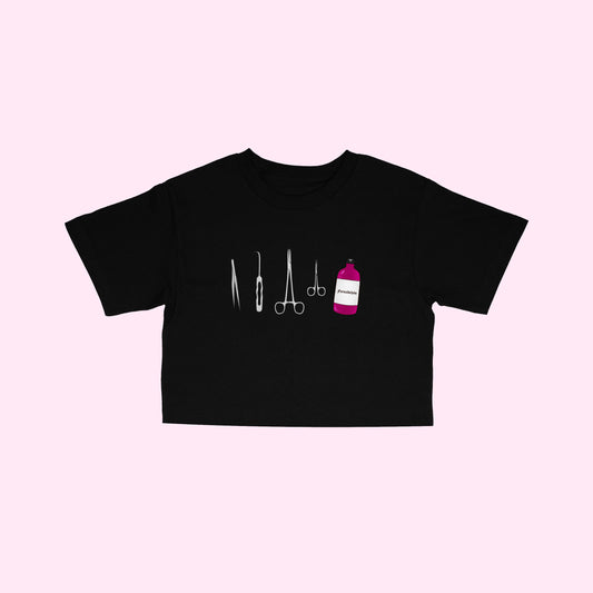 Mortuary Tools Crop Top (Sizes S-5XL)