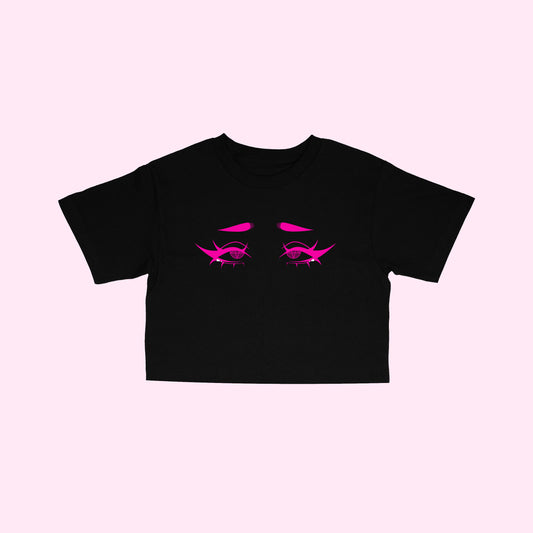 Possessed Monster Eyes Crop Top (Sizes S-5XL)