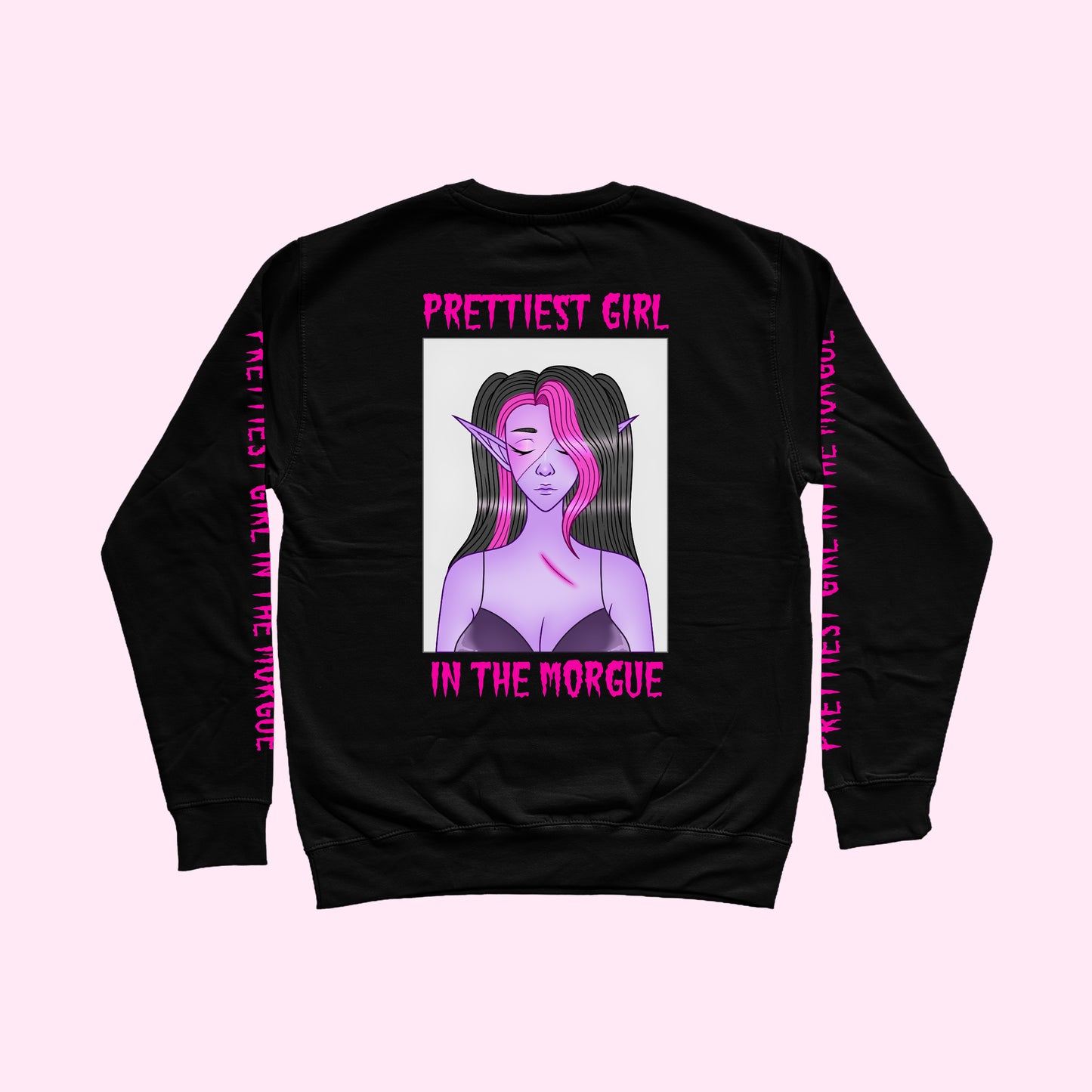 Prettiest Girl In The Morgue Sweater (Sizes S-5XL)