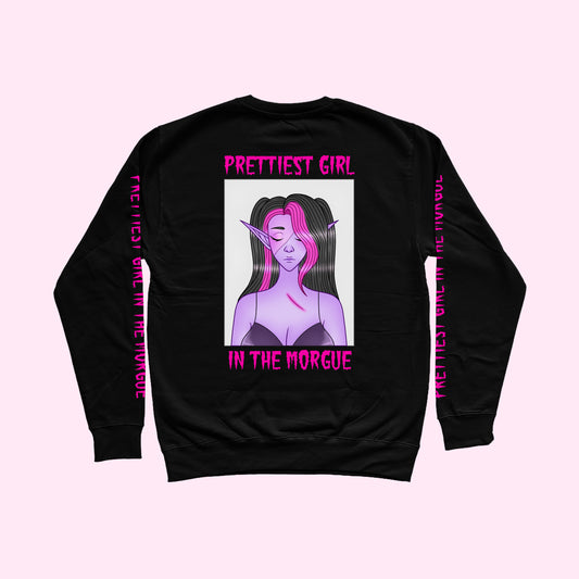 Prettiest Girl In The Morgue Sweater (Sizes S-5XL)