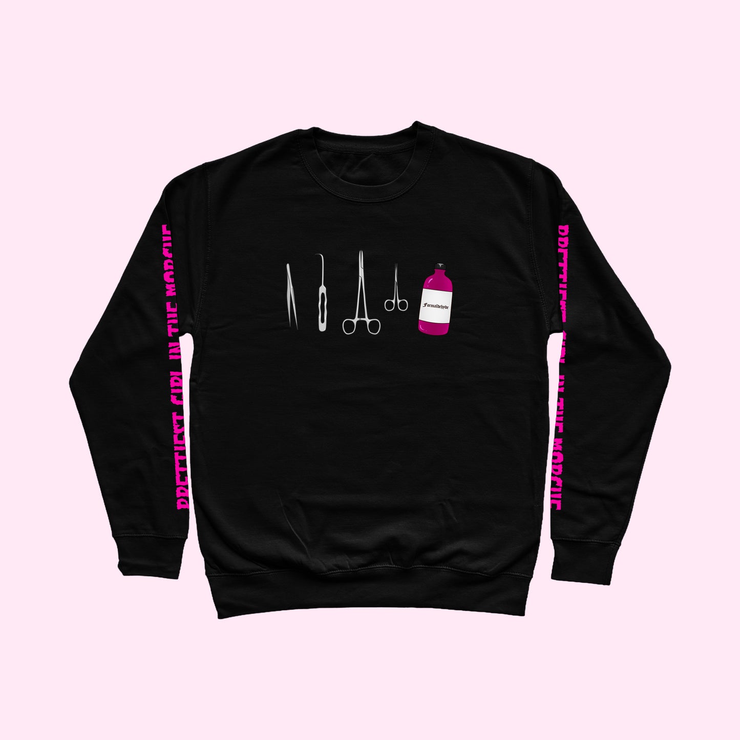 Prettiest Girl In The Morgue Sweater (Sizes S-5XL)