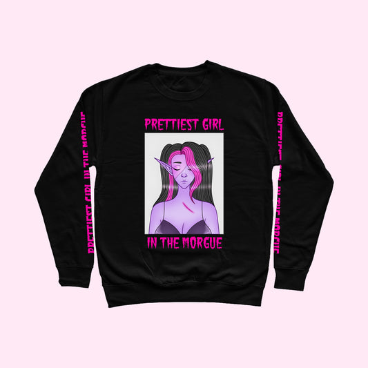 Prettiest Girl In The Morgue Sweater (Sizes S-5XL)