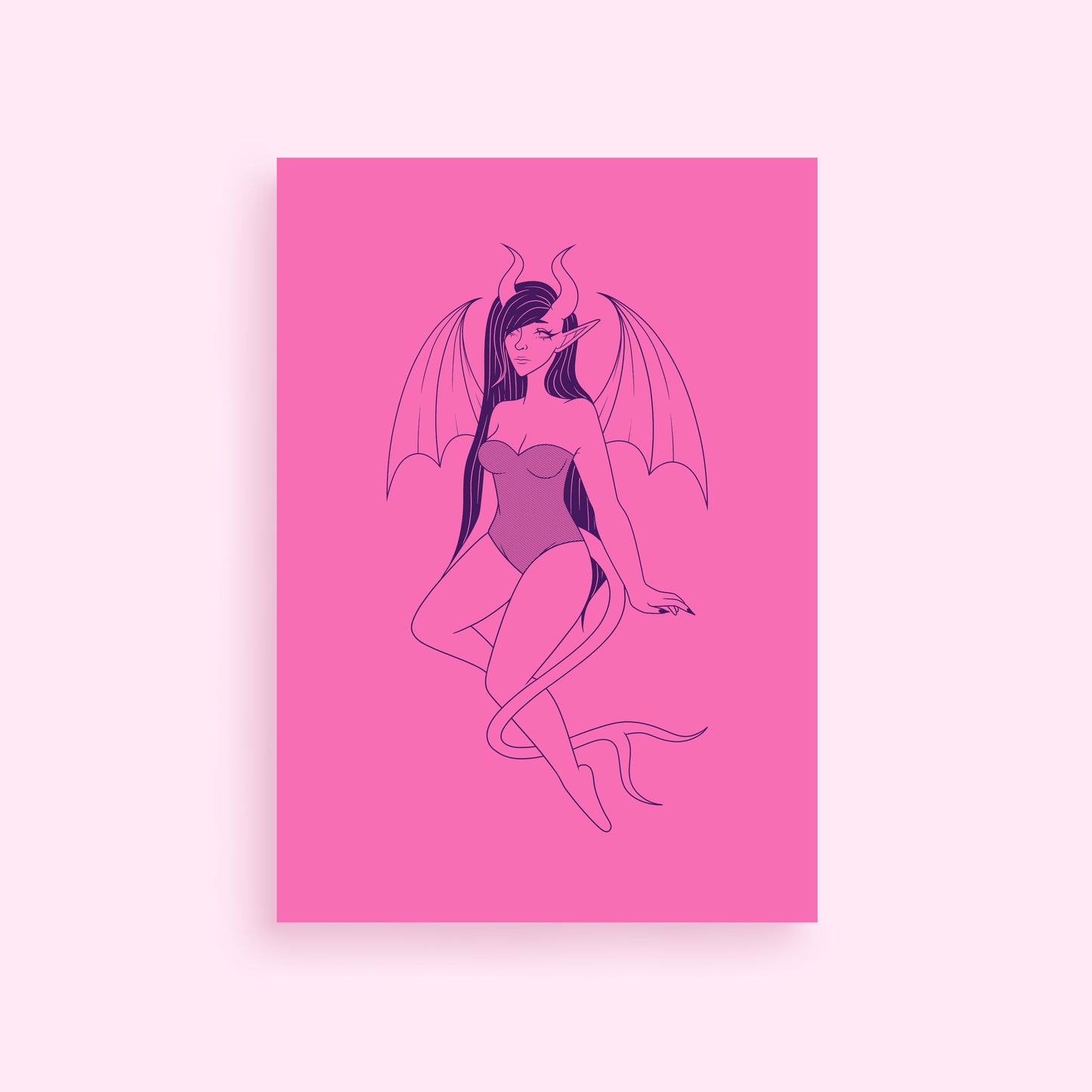 Succubus A5 Art Print