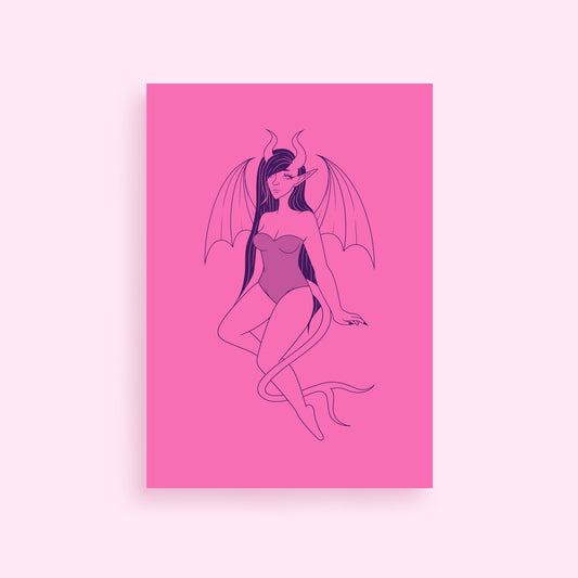 Succubus A5 Art Print