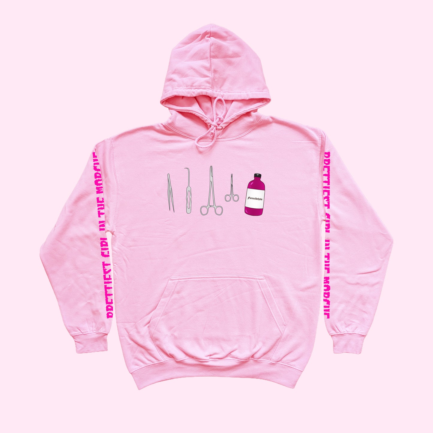 Prettiest Girl In The Morgue Hoodie (Sizes S-5XL)