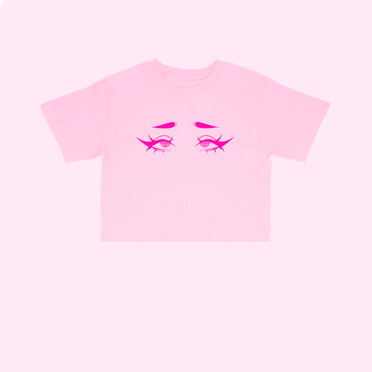 Possessed Monster Eyes Crop Top (Sizes S-5XL)