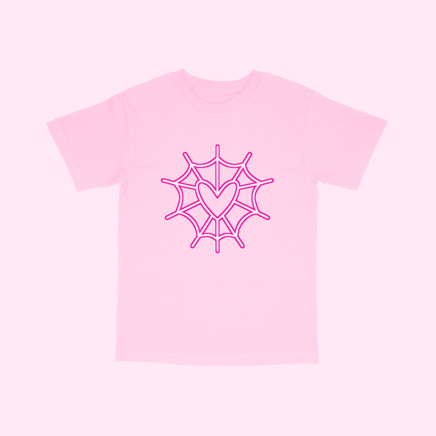 Angel Dust Heart Spiderweb T-Shirt (Sizes S-5XL)
