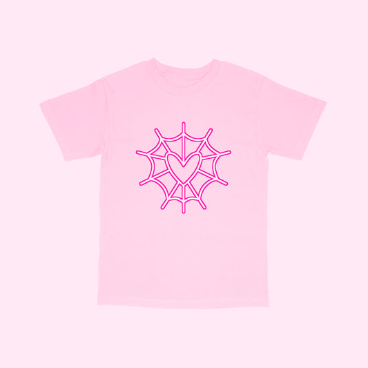 Angel Dust Heart Spiderweb T-Shirt (Sizes S-5XL)