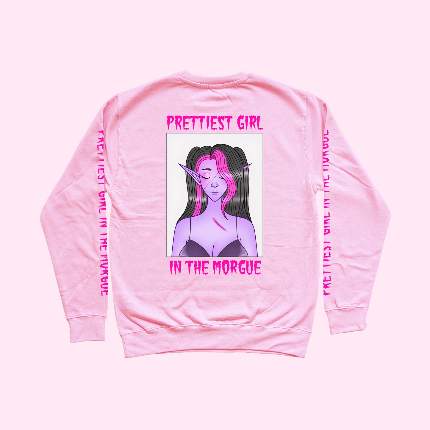 Prettiest Girl In The Morgue Sweater (Sizes S-5XL)