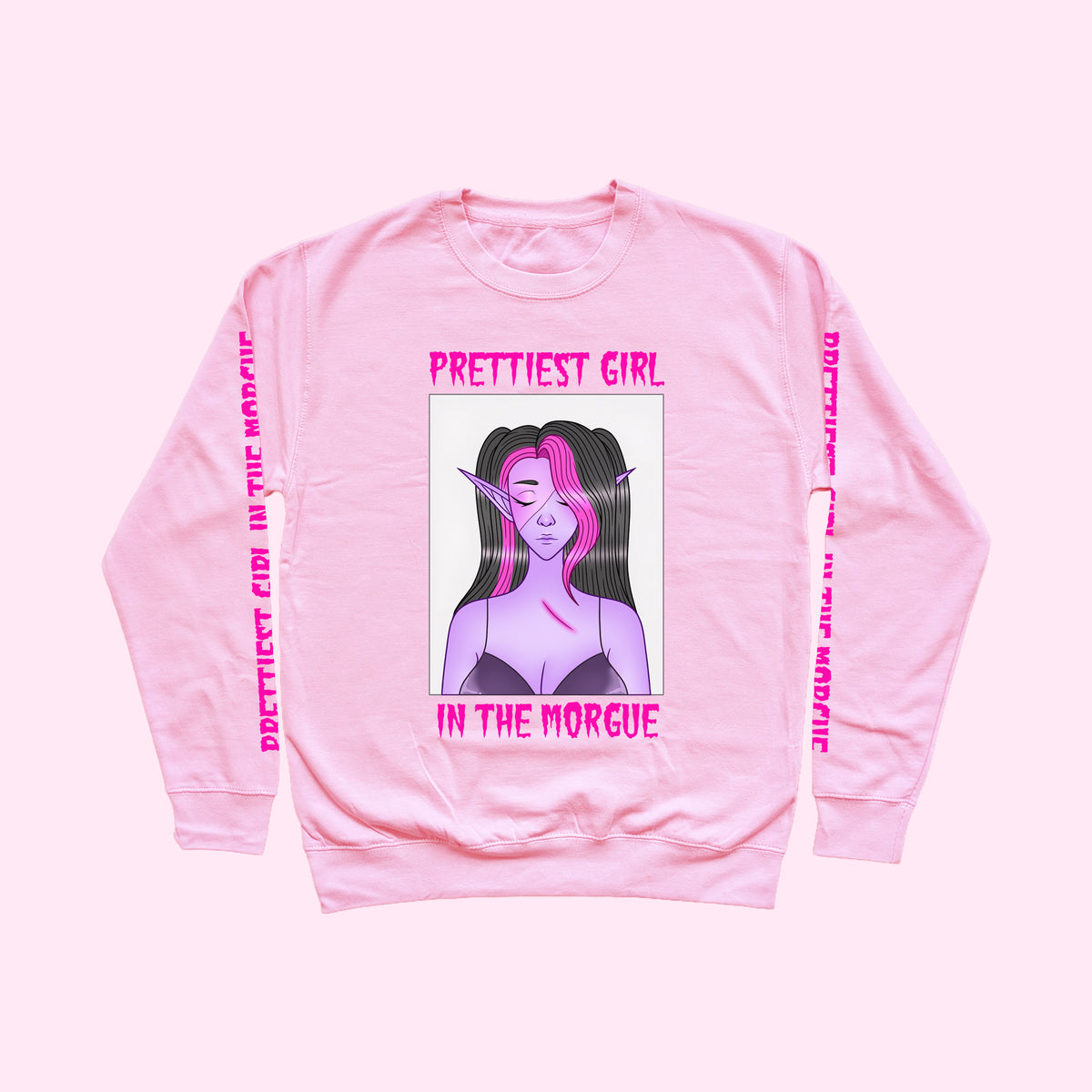 Prettiest Girl In The Morgue Sweater (Sizes S-5XL)