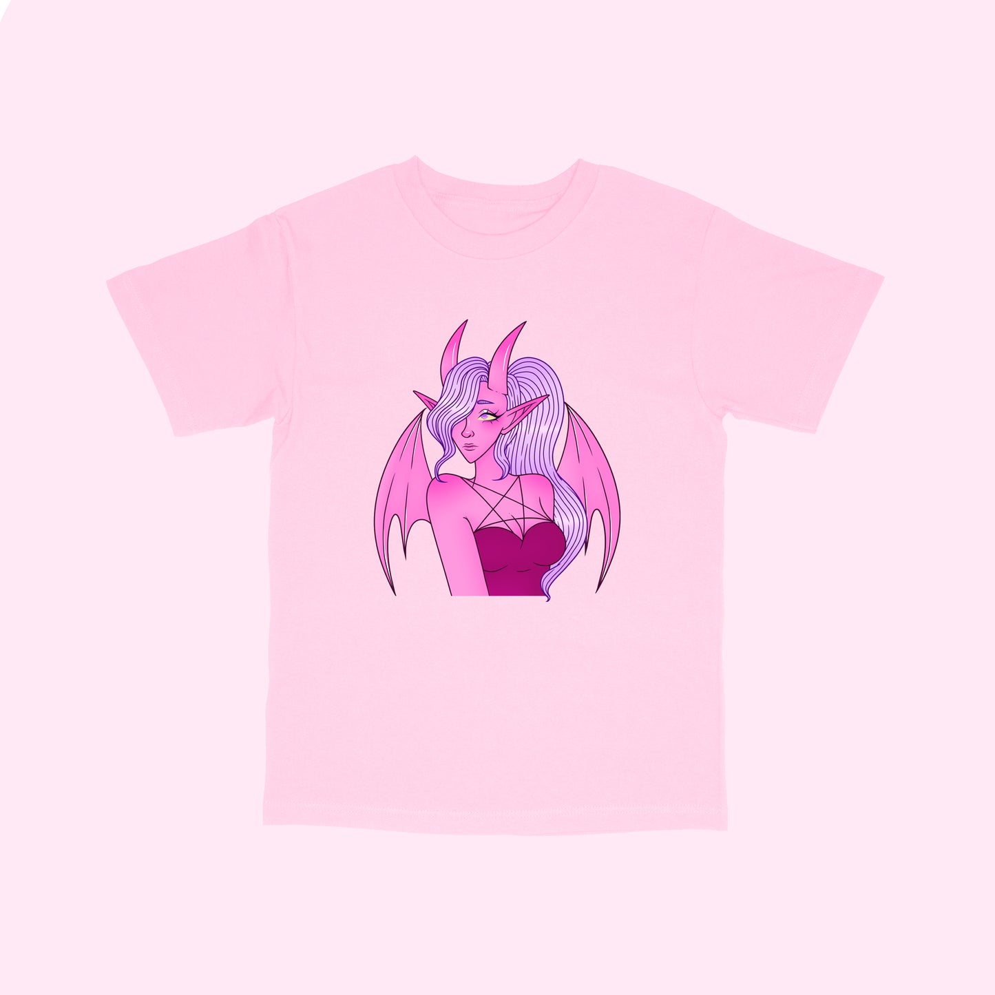 Pink Succubus T-Shirt (Sizes S-5XL)